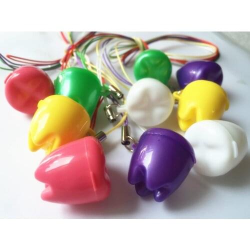 10/30/50pcs Kids Baby Plastic Mini Tooth Box Organizer with String Save Milk Teeth Box Storage Teeth Dental Tooth Case Gift