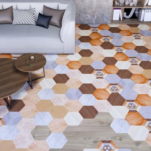 Retro Pattern Matte Surface Tiles Sticker Transfers Covers for Kitchen Bathroom Tables Floor Hard-wearing Wall Ground Decals