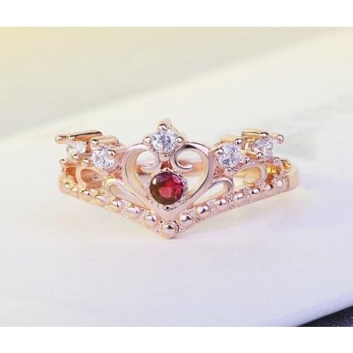 New original design 925 sterling silver zirconia crown retro ring for women Engagement & marriage DIY fine jewelry gift hot sell