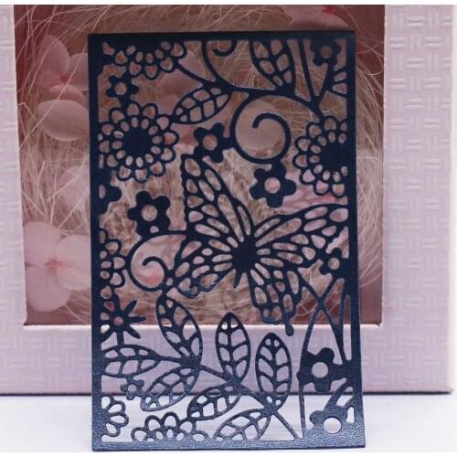Butterfly Frame Metal Cutting Dies DIY Scrapbooking Album Cards Craft Embossing Making Template Stencil Slimline Die Cut