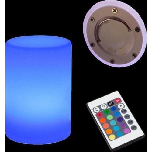 Skybess D10*H15cm LED Table Lamps Hanging Portable 16 Colored Luminous Lights for Wedding BarParty Event free shipping 1pc