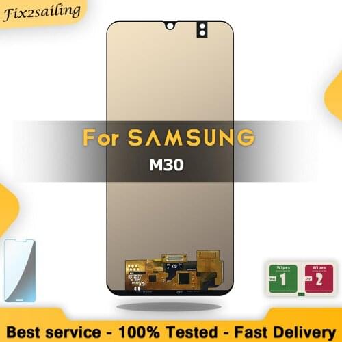 Super Amoled LCD For Samsung Galaxy M30 M305F Replacement LCD Display With Touch Screen Digitizer Assembly