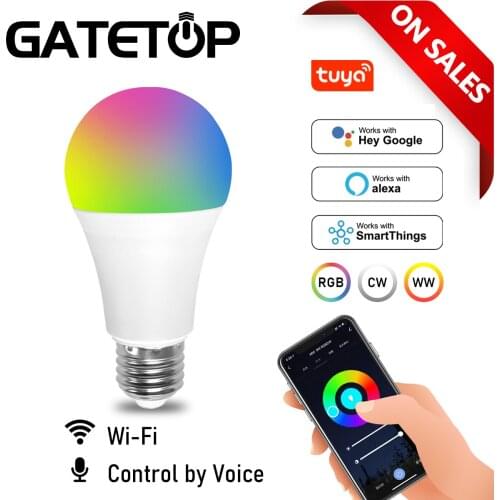 10w Wifi Smart Light Bulb B22 E27 Led Rgb Lamp Work With Alexa Google Home 220v Rgb+white Dimmable Timer Function Magic Bulb