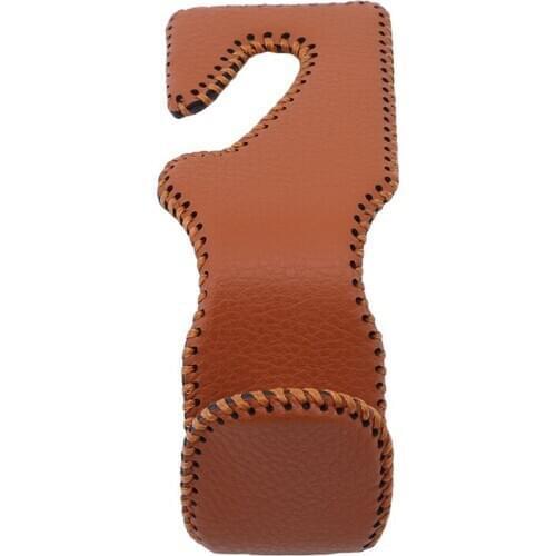 Auto Seat Headrest Hanger Bracket Hook Car Interior Accessories Universal Leather High Quality Seat Hooks