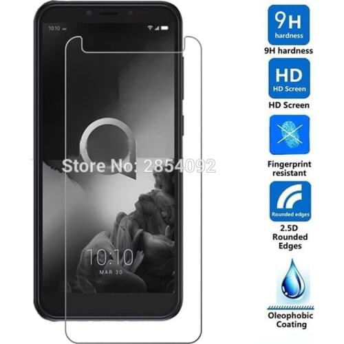 Safety 9H Explosion-proof Tempered Glass Original Protective Film Screen Protector for Alcatel 1s 5024A Protection Guard