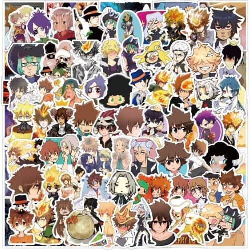 10/50/100pcs Japanese Anime HITMAN REBORN Lable Stickers for Notebook Motorcycle Skateboard Computer Mobile Phone Decal Cars