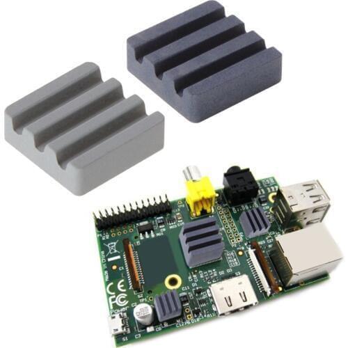 10 PCS Ceramic Heat Sinks CPU Cooling dissipador For Raspberry Pi 3 2B Orange pi