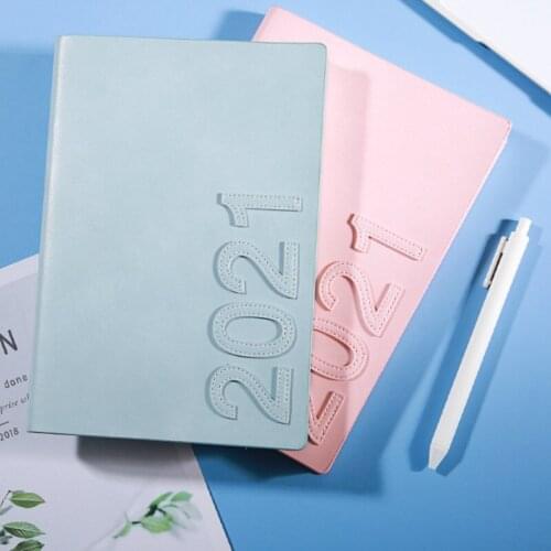 2021 A5 Planner Agenda Organizer Notebook and Journal Diary Notepad Weekly Plan Monthly Note Book Travelers Daily Stationery Kit