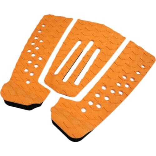 3Pcs/Set EVA Diamond Groove Surfboard Traction Pads for Surfboard Deck Grips Water Sport Accessories