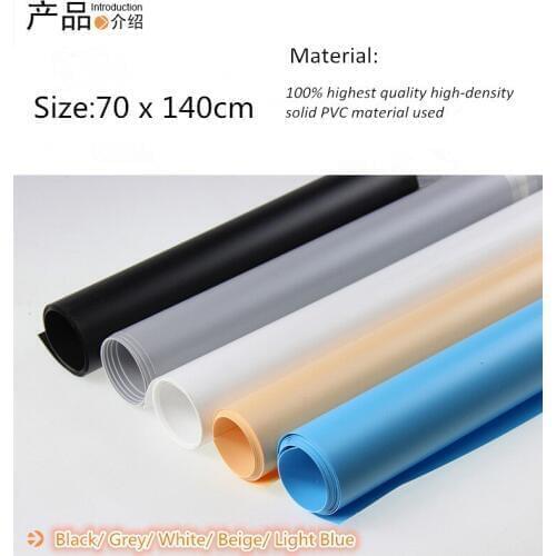 5PCS/lot 70 x 140cm 5 color PVC Material Background Backdrop Anti-wrinkle for Photo Studio Photography Lighting Background