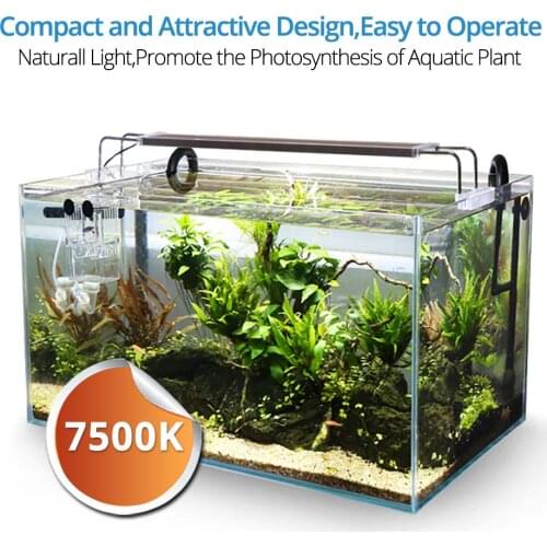 NICLUX ADE Aquatic Plant SMD LED Lighting Aquarium Chihiros 220V 13W 7500K Extensible Ultra thin Aluminum Alloy For Fish Tank