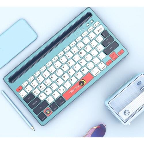 Wireless bluetooth keyboard portable ultra-thin keyboard desktop for laptop iPhone iPad tablet
