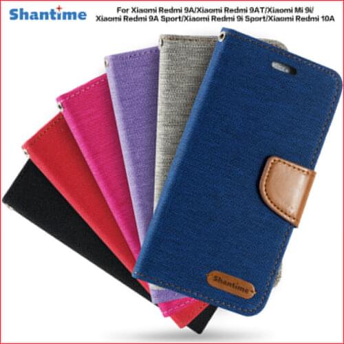PU Leather Flip Case For Xiaomi Redmi 9A Business Case For Xiaomi Redmi 9AT Xiaomi Mi 9i Silicone Photo Frame Case Wallet Cover