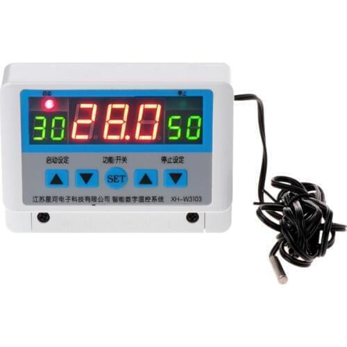 XH-W3103 AC 220V Max 6600W Digital Thermostat 30A Temperature Controller Switch