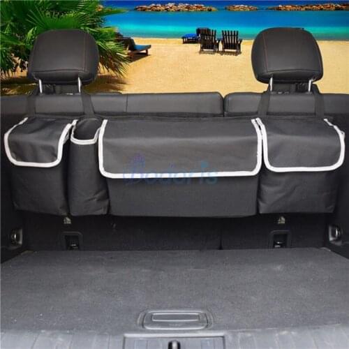 For Mitsubishi Eclipse Cross Interior Seat Back Holder Pockets Storage Bag Console Tray Car Trunk Organizer Auto Accessories