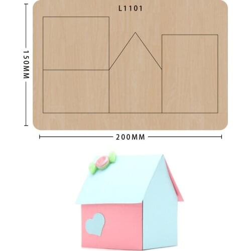 Knife molds Wood die cutting DIY wood mold cutting die decoration diy craft suitable for big shot machines