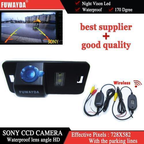 FUWAYDA Wireless Car Rear View High Quality Color FOR SONY CCD CAMERA for BMW E39,E53,E82,E88,E90N,E60N,E61N,X3,X5,X6,M3 E46 HD
