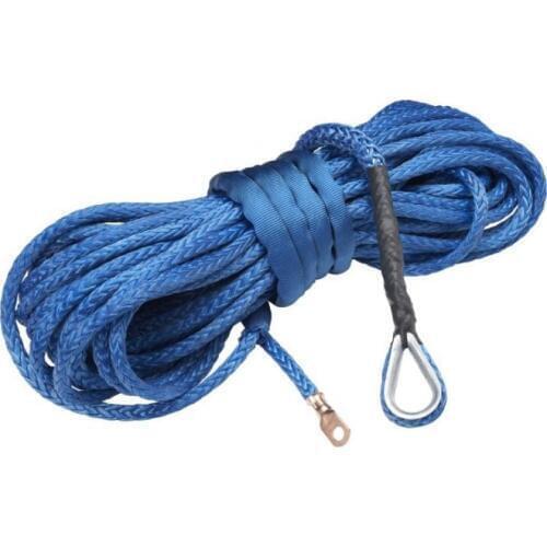 Hot seller 10mm 30meters synthetic winch rope free shipping