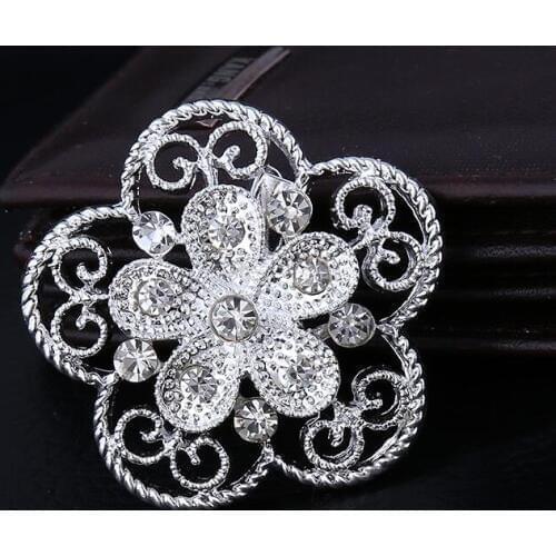 Personality Flower Brooch Jewelry For Women/men Fashion Jewelry Brooch Pins Metal Scarf Wedding Gift Diy Jewellery Accessories