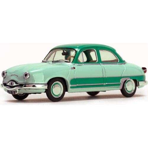 Diecast 1:43 Scale 1957 Panhard Classic Bus Car Simulated Alloy Car Model Collectible Decoration Gift Toys for Boys