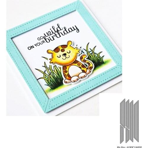 Deguang metal die cutting edge fixed frame die scrapbook embossing paper process photo album punching art knife die 2020 NEW