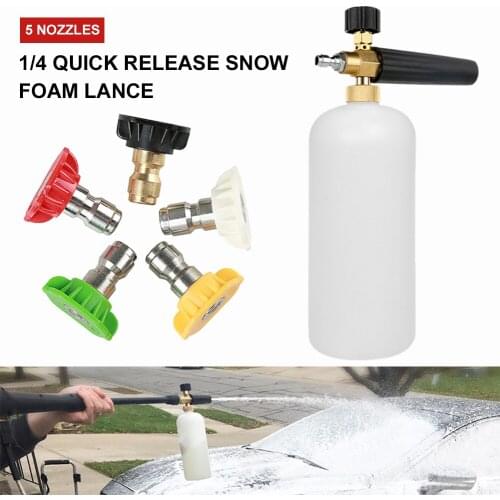 High Pressure Soap Foamer Snow Foam Lance Foam Cannon Foam Gun Nozzle Car Clean Foam Wash foam generator for Karcher Car Washer