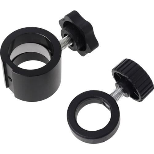 25mm/32mm Industrial Stereo Microscope Non-Slip Limit Fixing Ring with Screw Video Camera Stand Holder Metal Pillar Bar