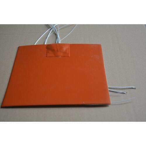 Silicone heating pad heater 220V 200W 200mmx200mm for 3d printer heat bed 1pcs 3M adhesive backing