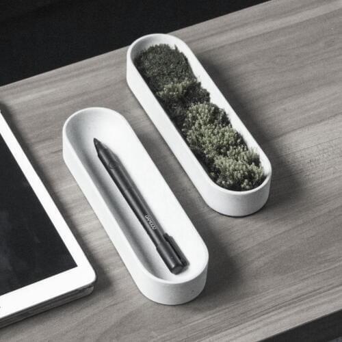 Silicone concrete molds cement storage box multi - functional container mould desktop pen holder mold silica gel molds concrete