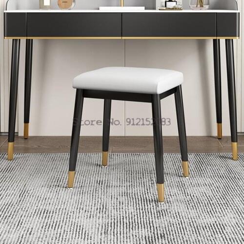 Makeup stool light luxury modern minimalist makeup chair home bedroom net red ins Nordic dressing table chair dressing stool