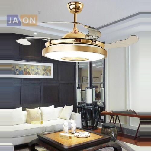 LED Modern Steel Alloy Acryl ABS Ceiling Fan.LED Lamp.LED Light.Ceiling Lights.LED Ceiling Light.For Foyer Bedroom