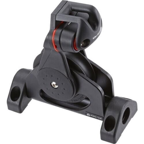 Sailboat Dinghy 57mm 2 1/4 Inch Poviting Lead Angle Fairlead AL Cleat Block Small Boat Block Master FF-0501FE