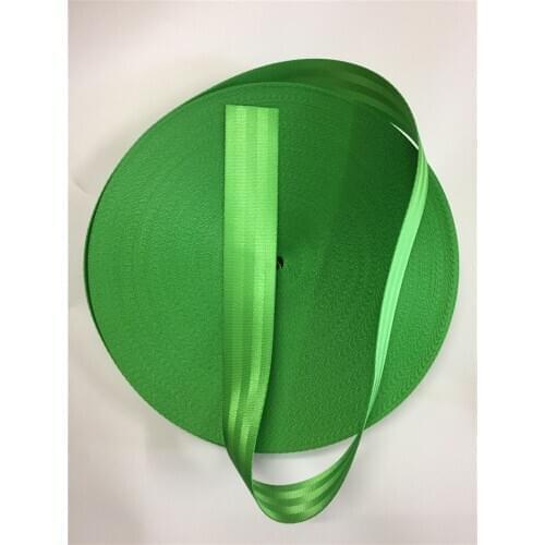 Green 3-36 meters a roll 3 C quality car seat belt webbing for safety harness ribbon strap for DIY car seat