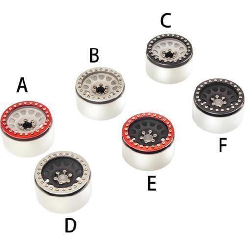 2.2inches Wheel Hubs Wheel Rims Beadlock for 1/10 Axial SCX10 Traxxas TRX4 Defender RC Crawler Car Accessories