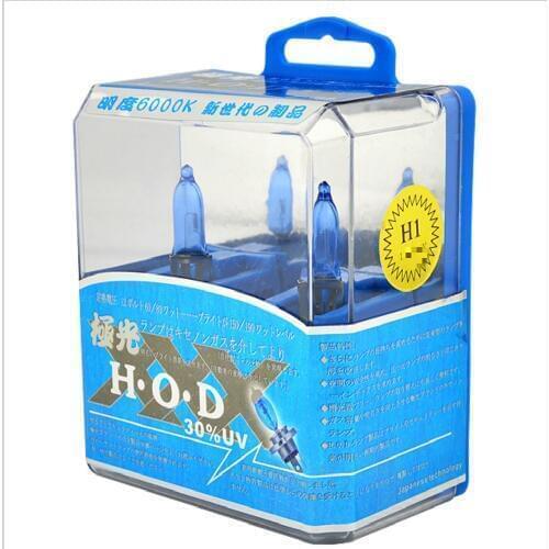 2x H1 12V 100W 6000K 3000K Xenon HOD Super White / Yellow Car Head Light Bulbs HeadLight Fog Light Bulb H1 Super Bright Lamp