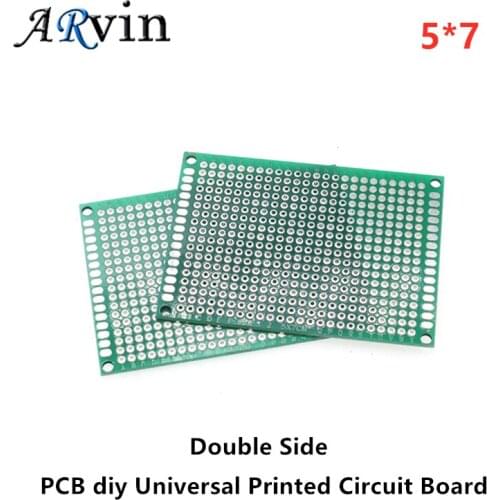 5pcs 5x7cm 5*7 5*7CM Double Side Prototype PCB diy Universal Printed Circuit Board 5cm*7cm