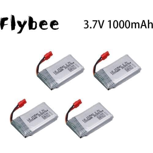 3.7V 1000mAh Battery For Syma X5HC X5HW X5UW X5UC Quadcopter Spare Parts Upgraded 102542 battery