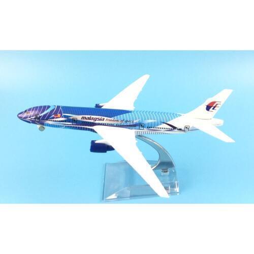 FREE SHIPPING 16CM 777 MALAYSIA METAL ALLOY MODEL PLANE AIRCRAFT MODEL TOY AIRPLANE BIRTHDAY GIFT