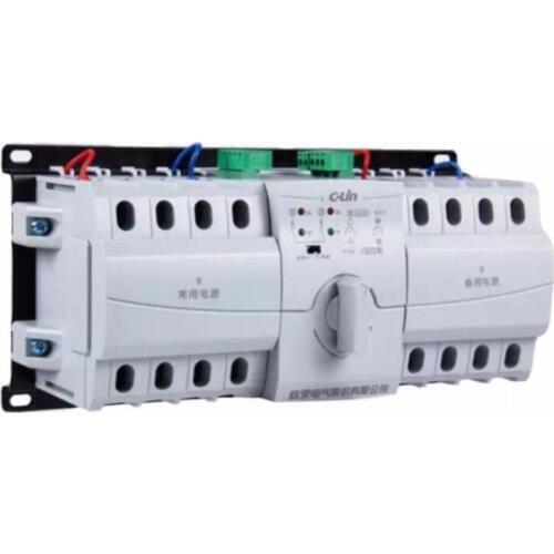 C-Lin brand miniature circuit breaker DZ47 type automatic dual power switch XLDQ3NX-A 4P 63 10-63A