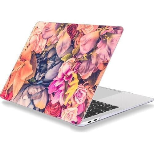 Beautiful Different Flowers Floral Pattern Laptop Case For Apple MacBook Retina Air 12 13.3 New Pro 15.4 16 inch Cover shell
