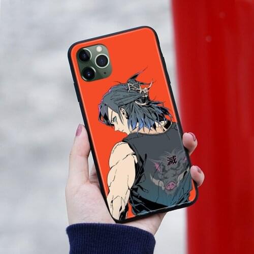 Inosuke Hashibira anime Phone case cover shell For iPhone SE 6s 7 8 Plus X XR XS 11 Pro Max Samsung S Note 8 9 10 20 Plus ultra