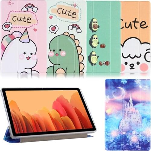 Cute Cartoon Unicorn Dinosaur TPU Cover for iPad Pro 11 2018 2020 10.9 Inch Tablet Case for iPad Air 4 10.9 2020 Tablet Cover