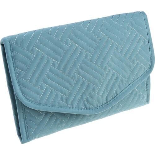 Travel Jewelry Organizer Roll Foldable Jewelry Case for Journey-Rings Necklaces Bracelets Earrings