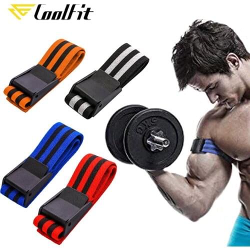 CoolFit BFR Occlusion Wraps Pro Resistance Bands Fitness Arm Leg Blaster Elastic Exercise Bands for Blood Flow Restriction Train
