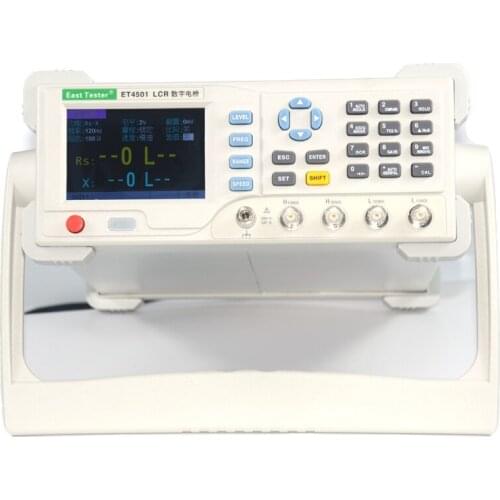 ET4501/ET4502/ET4510 LRC Benchtop Digital Bridge Desktop LCR Tester Meter Capacitance Resistance Impedance Inductance Measure