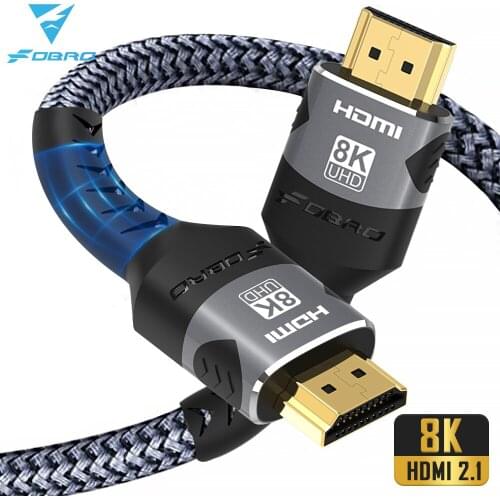 FDBRO Displayport 1.4 Cable HDMI 2.1 Cable 8K 4K HDR 165Hz 60Hz 48Gbps Display Port Adapter For Ps5 Rtx 3080 Video Pc Laptop TV