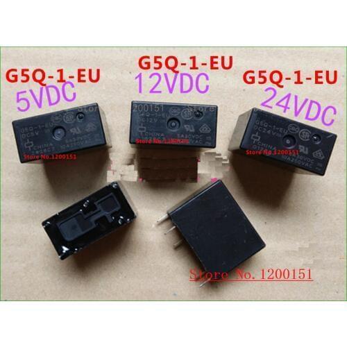 G5Q-1-EU 5VDC 12VDC 24VDC G5Q-1 DC24V relay DIP-5