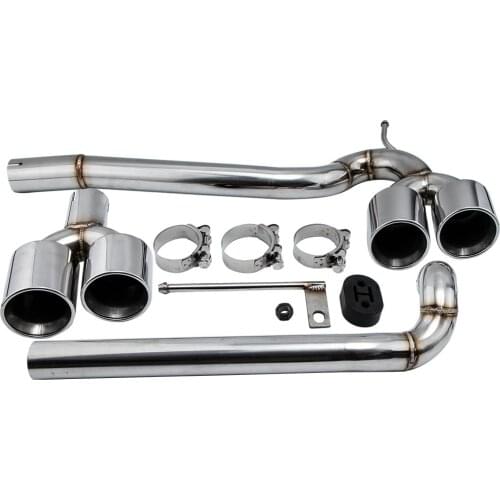 Exhaust Tip Muffler Tailpipe Sports Car Exhaust 4 Pipe Duplex Pipe Stainless Steel For BMW 5 6 Series F10 F11 F12 F13