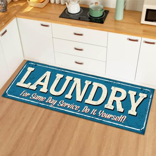 Laundry Room Floor Mats Carpets Non-slip Bathroom Mat Rugs Entrance Door Mat Carpets for Living Room Laundry Room