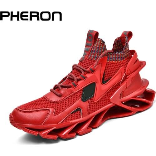 Patent Mens Shoes Blade Running Shoes for Men 2020 New Breathable Non-slip Outsole Athletic Sport Shoes Training Run Zapatillas